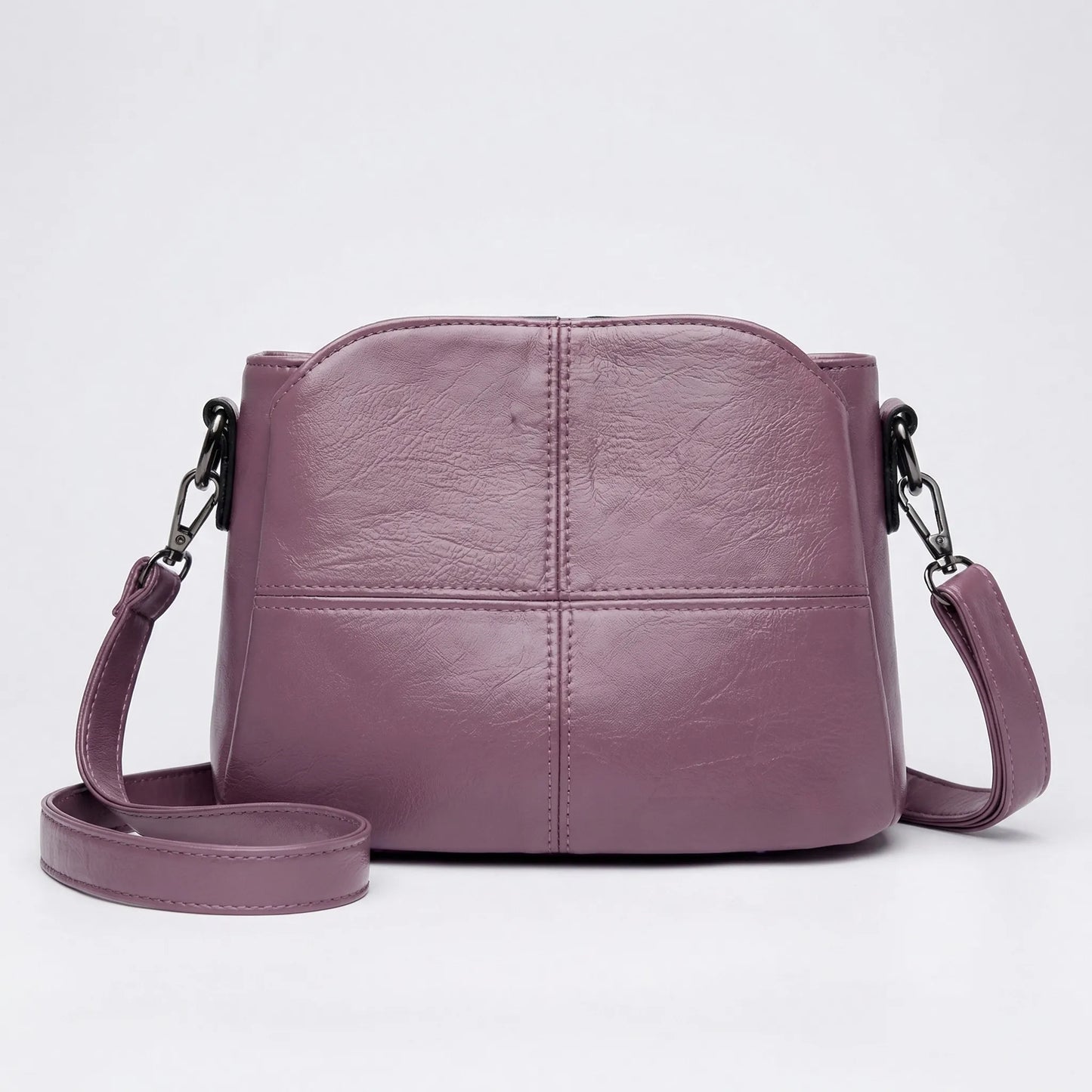 Charly | Women's Crossbody Shoulder Bag with Stitched Panel Design