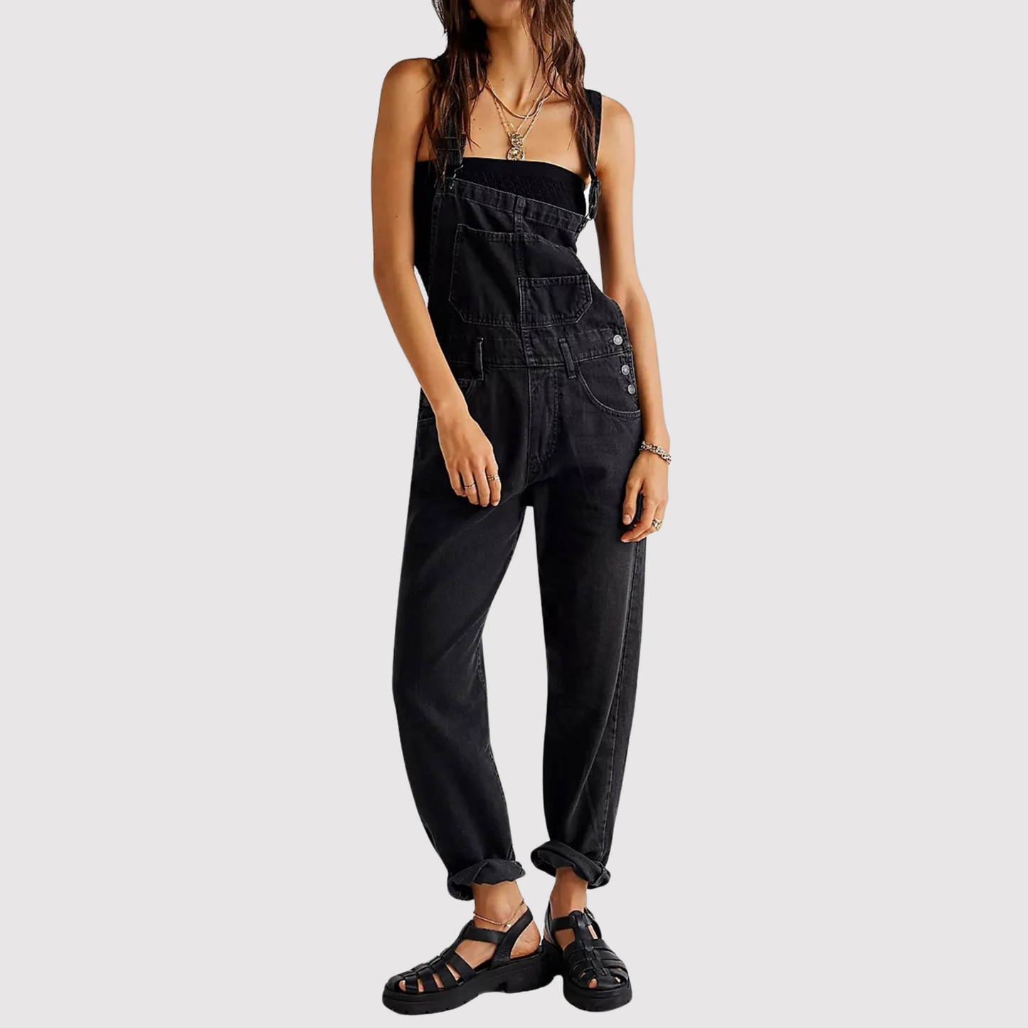 Charly | Women's Denim Overalls with Relaxed Fit