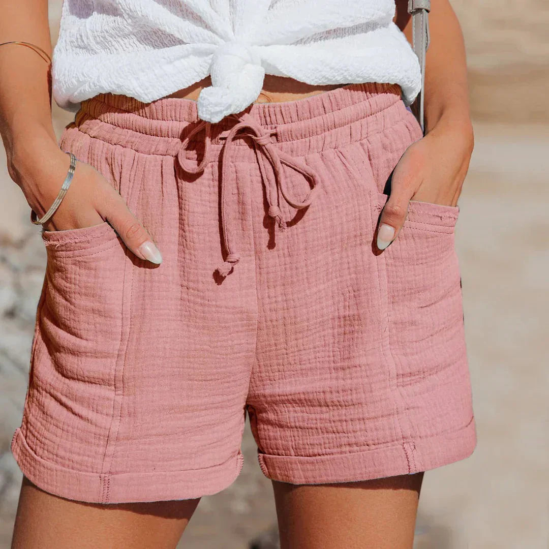 Charly | Women's Drawstring Pocket Shorts