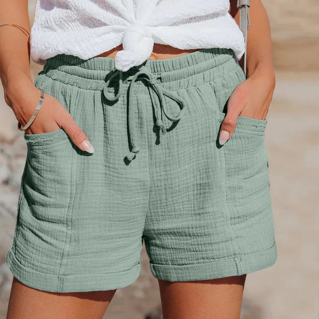 Charly | Women's Drawstring Pocket Shorts