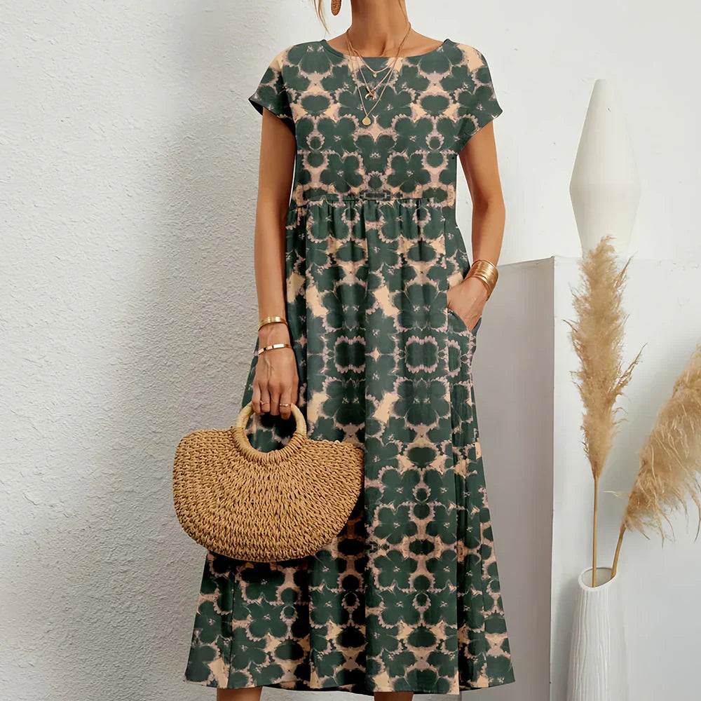 Charly | Women's Floral Print Midi Dress