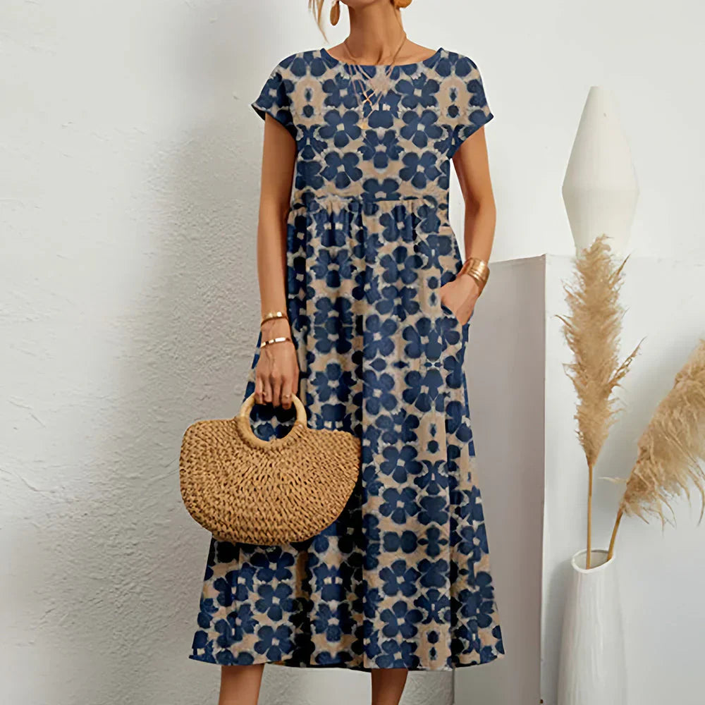 Charly | Women's Floral Print Midi Dress