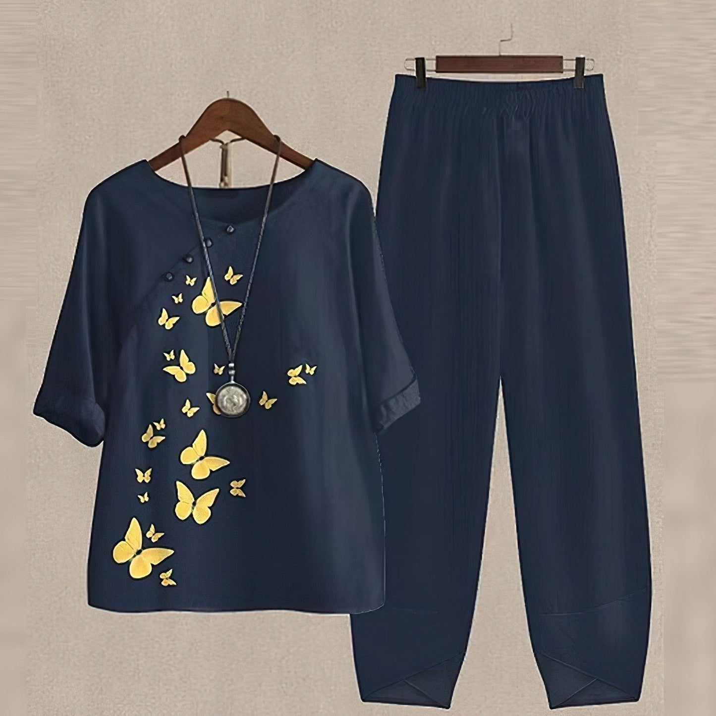 Charly | Women's Floral Print Two-Piece Set
