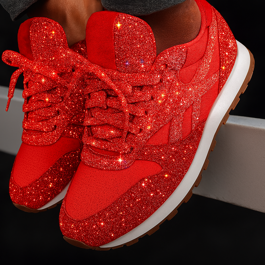 Charly | Women's Glitter Chunky Sneakers