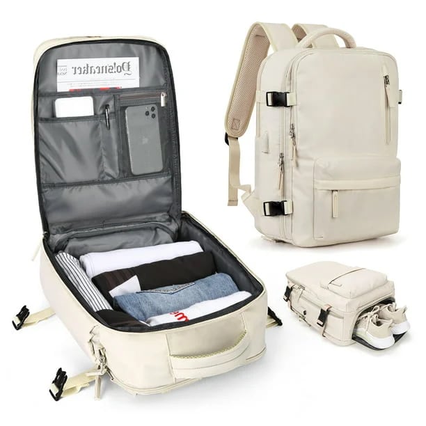 Charly | Women's Large Travel Backpack – Waterproof Hiking Backpack | Anti-Theft