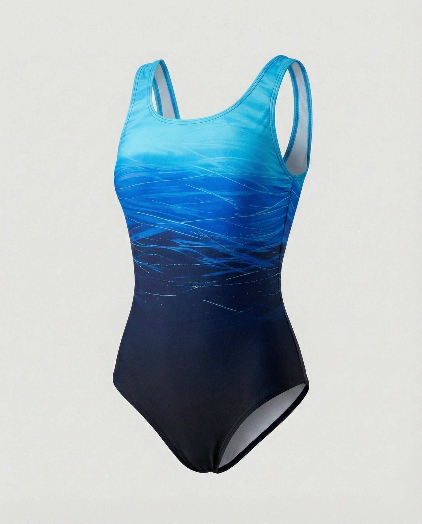 Charly | Women's One-Piece Sports Swimsuit with Ombre Design & Quick-Drying