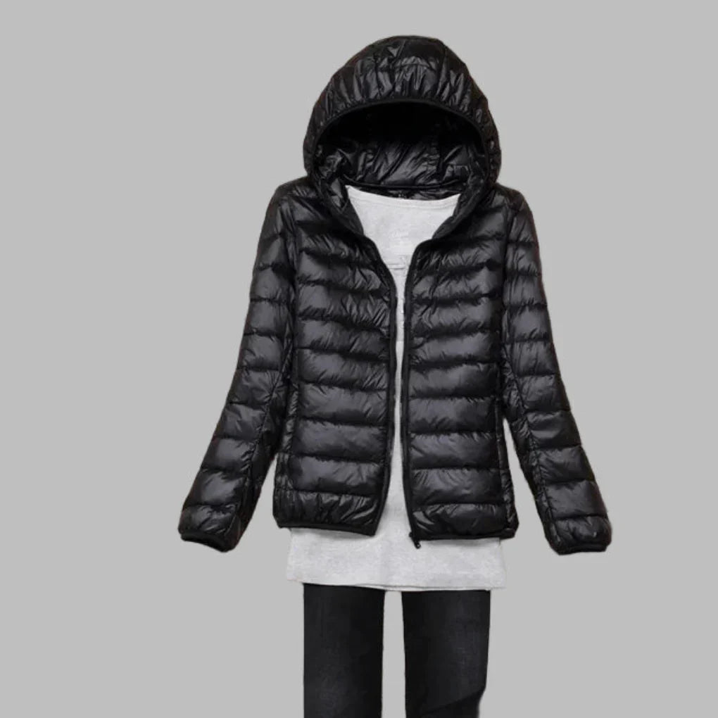 Charly | Women's Packable Down Hooded Jacket