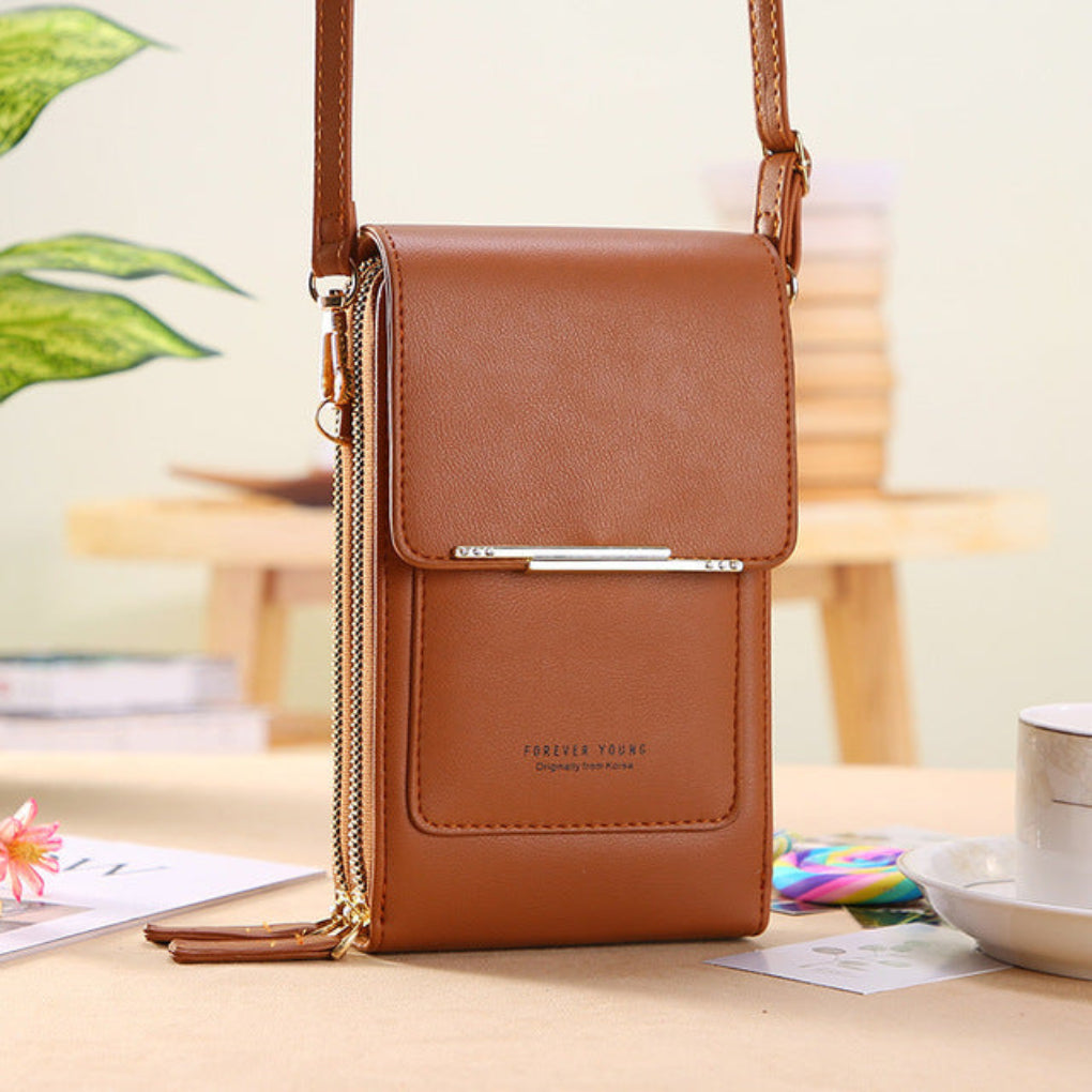 Charly | Women's Phone Shoulder Bag with Touchscreen Compartment