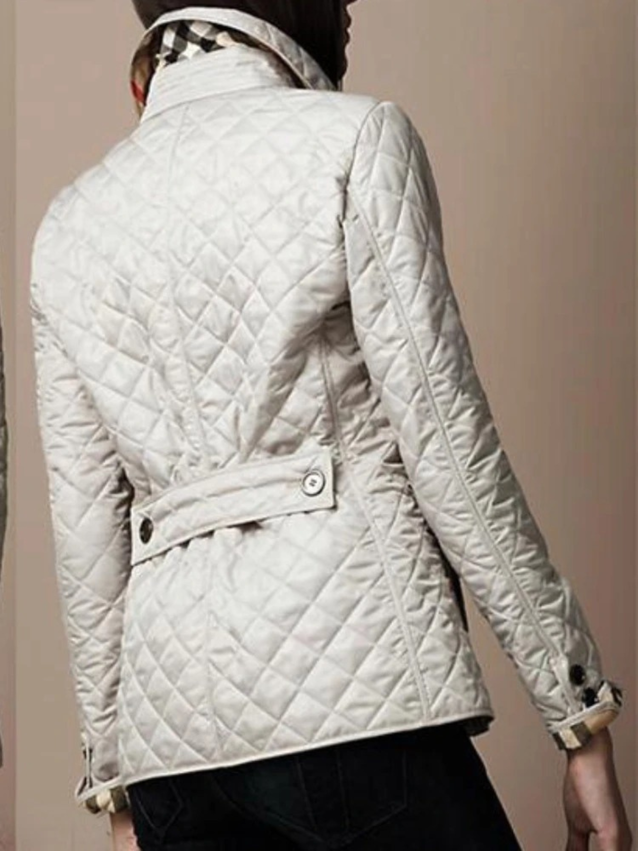 Charly | Women's Quilted Jacket with Snap Button Front
