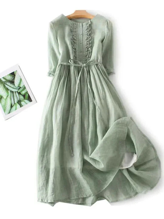 Charly | Women's Ruffled Midi Dress
