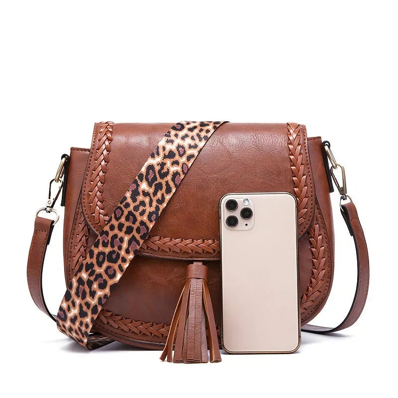 Charly | Women's Saddle Bag with Tassel Detail