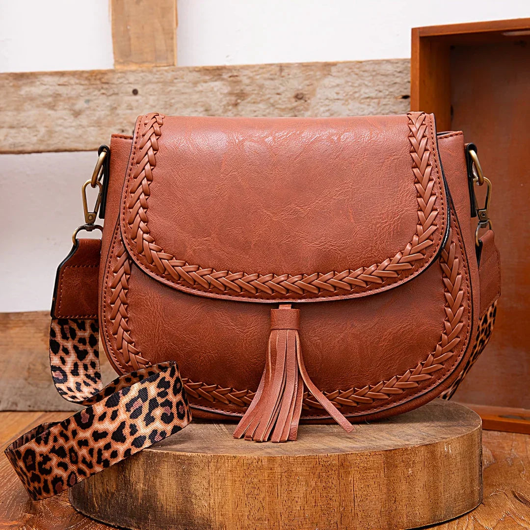 Charly | Women's Saddle Bag with Tassel Detail