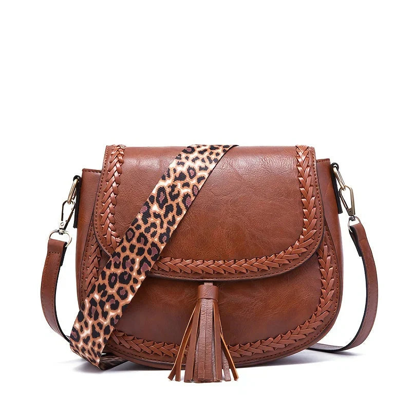 Charly | Women's Saddle Bag with Tassel Detail