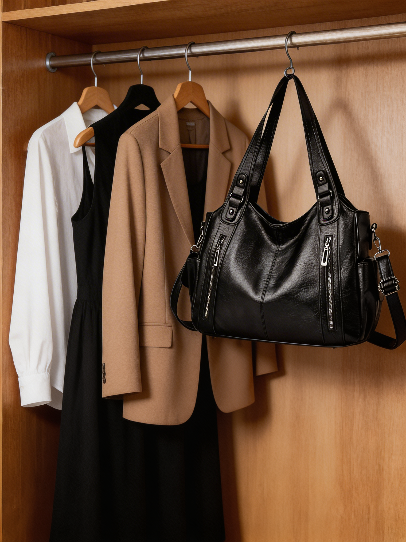 Charly | Women's Shoulder Bag with Multiple Compartments