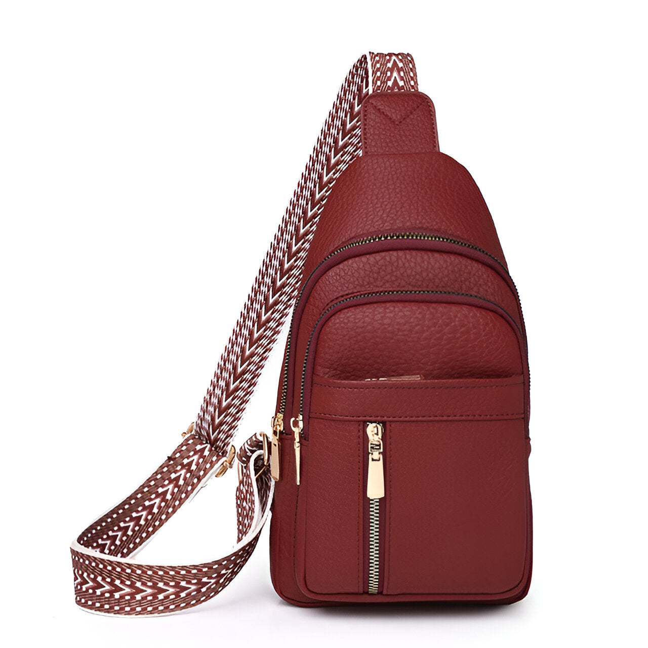 Charly | Women's Sling Bag with Patterned Strap