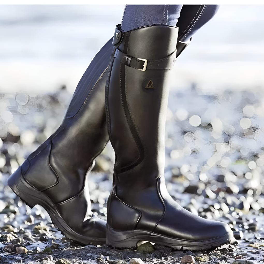 Charly | Women's Tall Riding Boots with Buckle