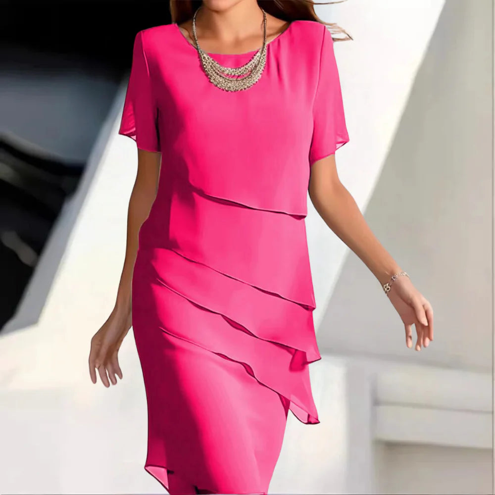 Charly | Women's Tiered Midi Dress