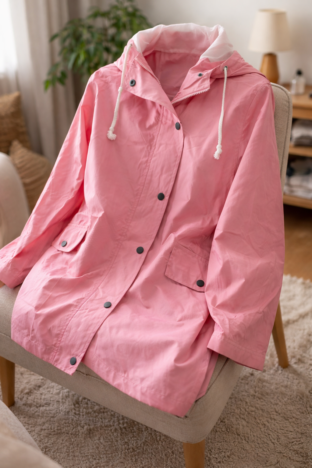 Charly Women's Transitional Jacket with Hood Lightweight