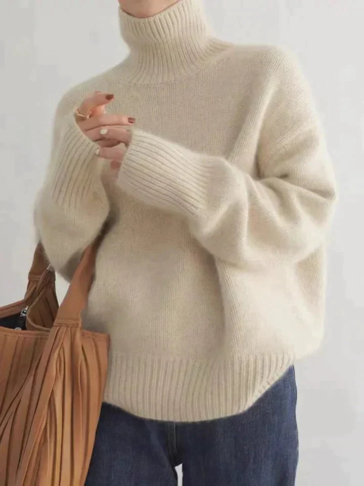 Charly | Women's Turtleneck Knit Sweater