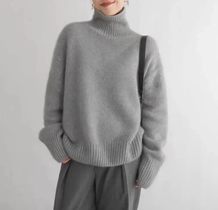 Charly | Women's Turtleneck Knit Sweater