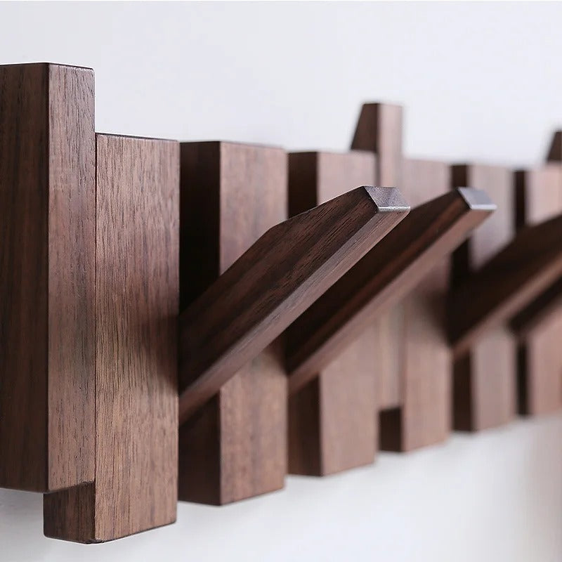 Charly | Wooden Wall Hook Rack Piano Design