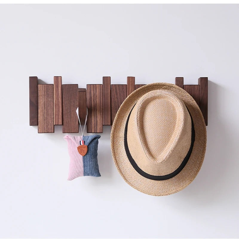 Charly | Wooden Wall Hook Rack Piano Design