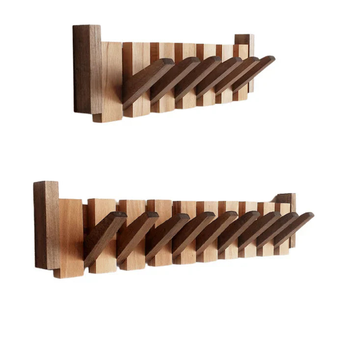 Charly | Wooden Wall Hook Rack Piano Design