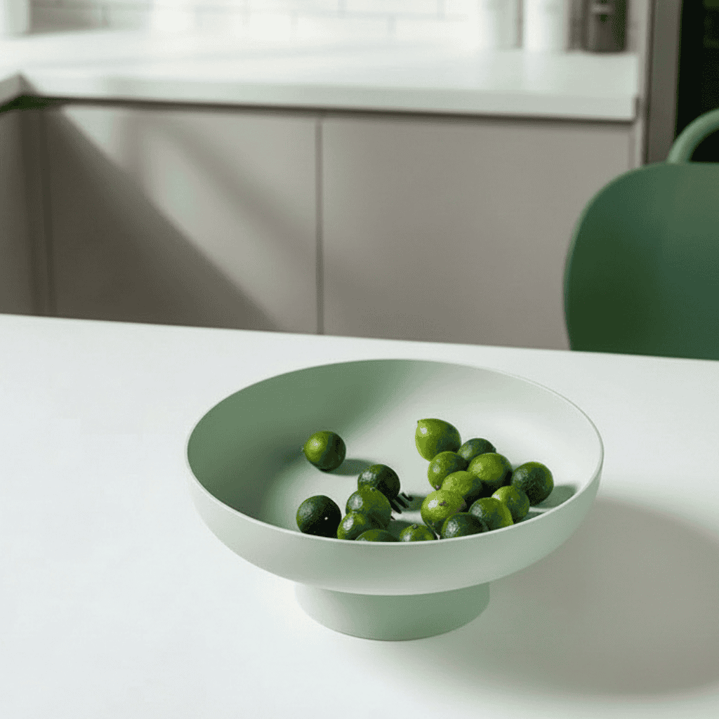 DECOCRAFT – Hand-painted plastic fruit bowl for modern and classic interiors