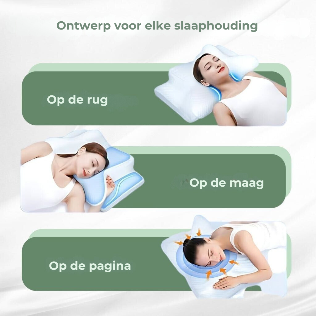 DreamAlign Orthopedic Pillow – Luxury Memory Foam for Neck Pain & All Sleeping Positions