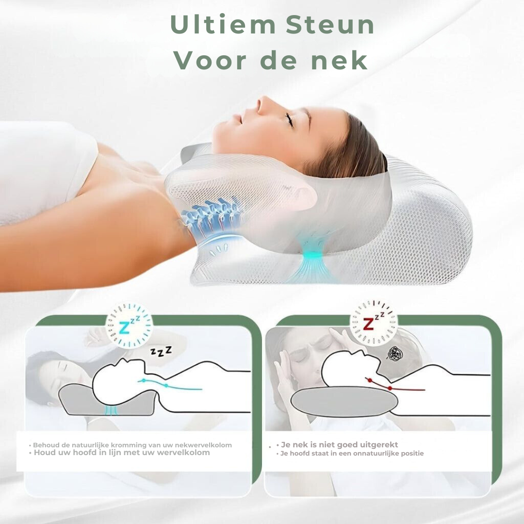 DreamAlign Orthopedic Pillow – Luxury Memory Foam for Neck Pain & All Sleeping Positions