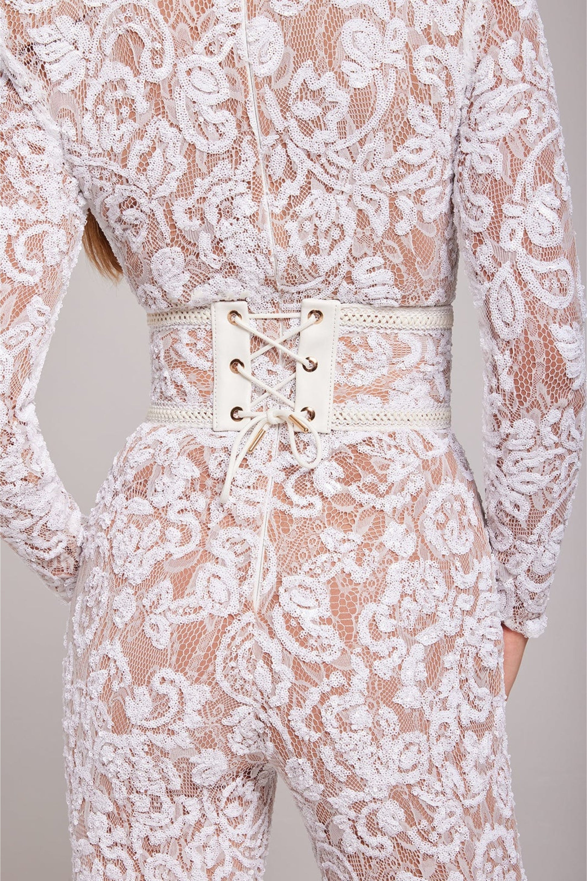 Elegant Evening Jumpsuit with V-Neck - Juliette