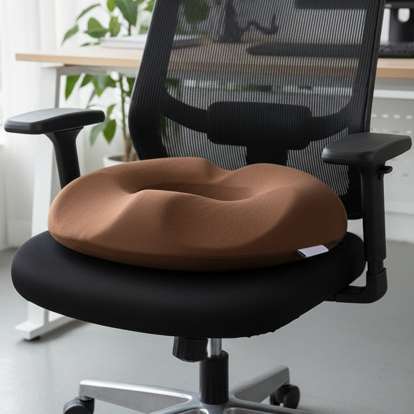 ERGOLIVA – Orthopedic Seat Cushion for Relief of Tailbone & Back