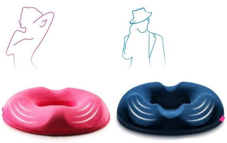 ERGOLIVA – Orthopedic Seat Cushion for Relief of Tailbone & Back
