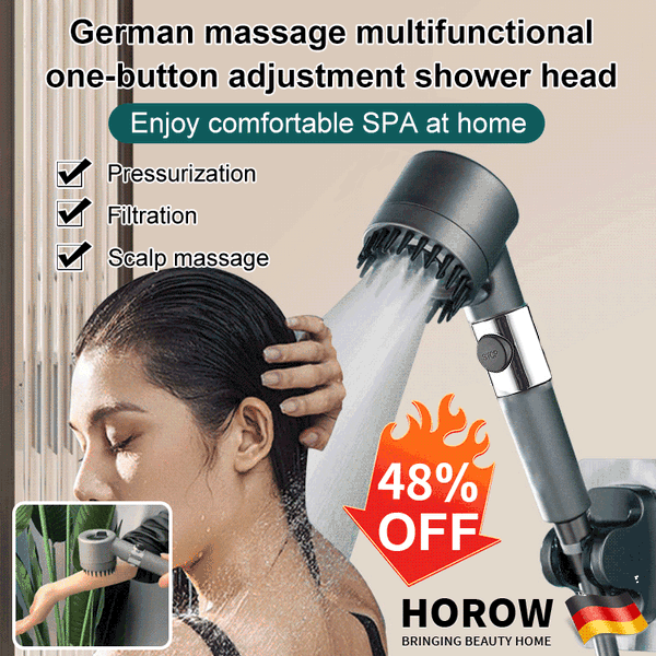 FluxFlow Showerhead Pro 200% Stronger Water Pressure