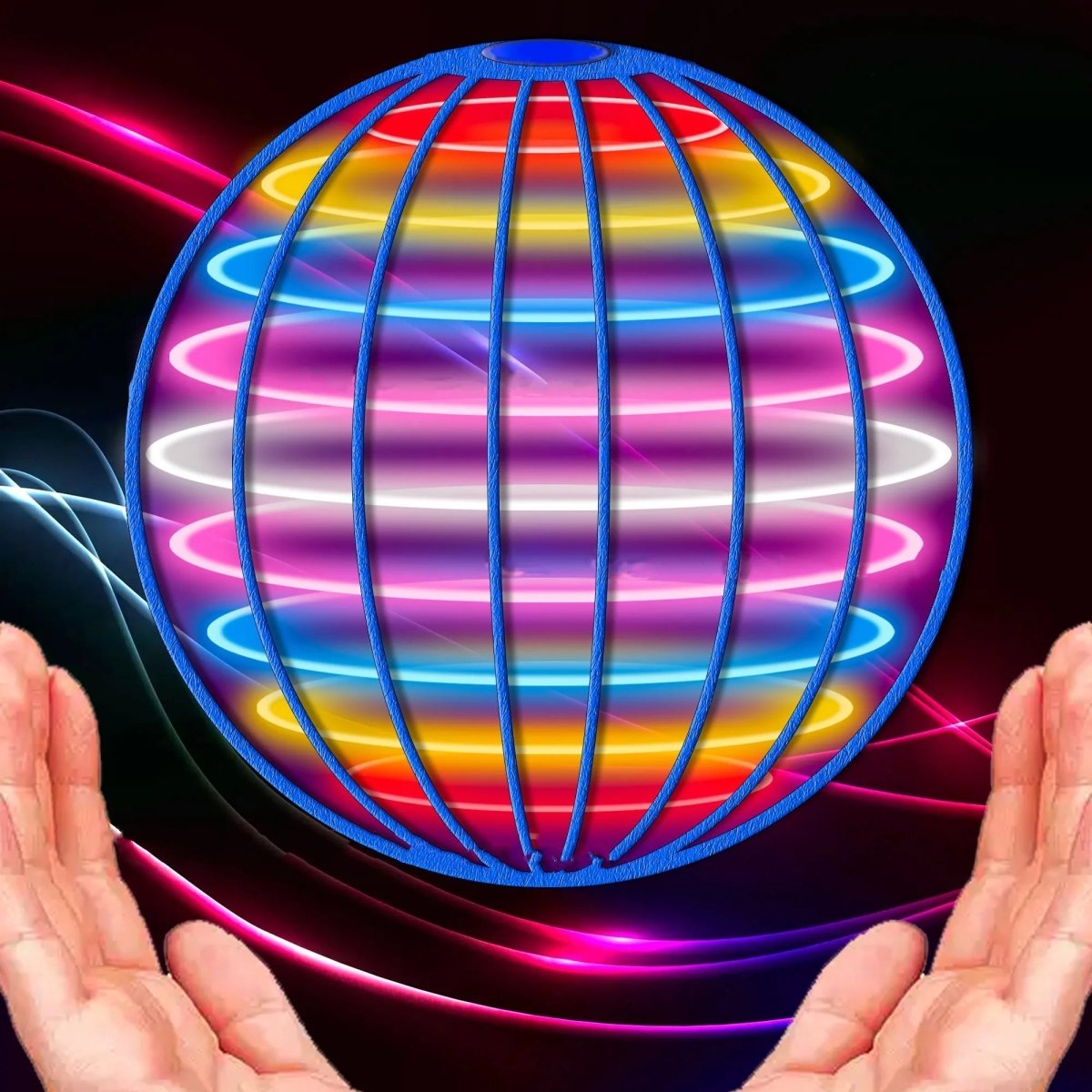 FLYPIX – 360° Flying Gyroscope with Dynamic Light Effects