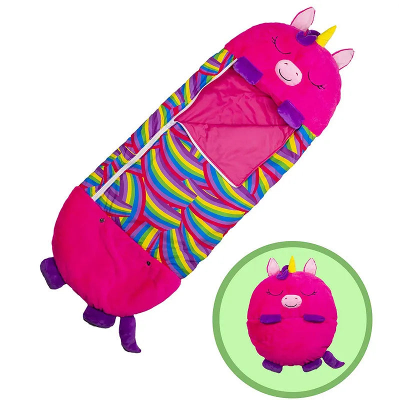 Foldable Animal-Shaped Sleeping Bag for Kids – Snoozi