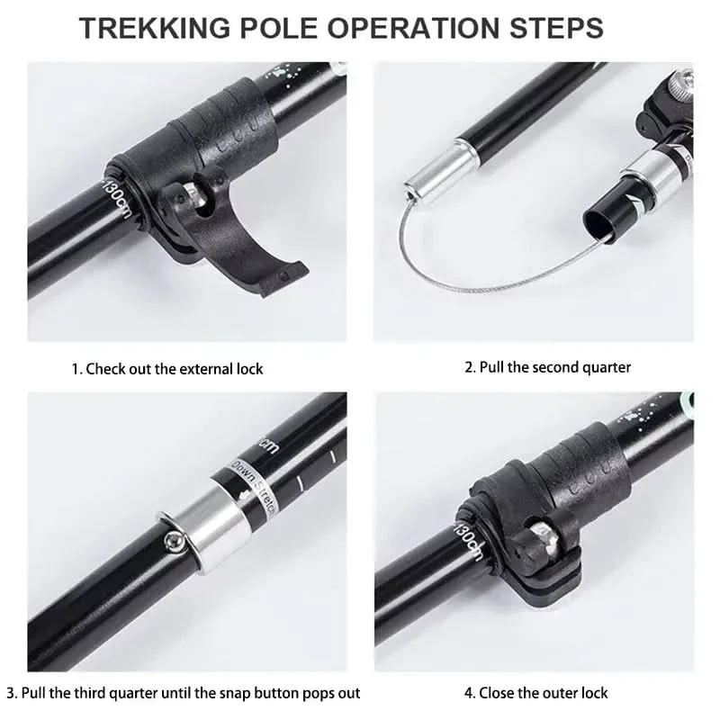 FOLDTREK POLES – Foldable Trekking Poles for Hiking & Outdoor Adventures