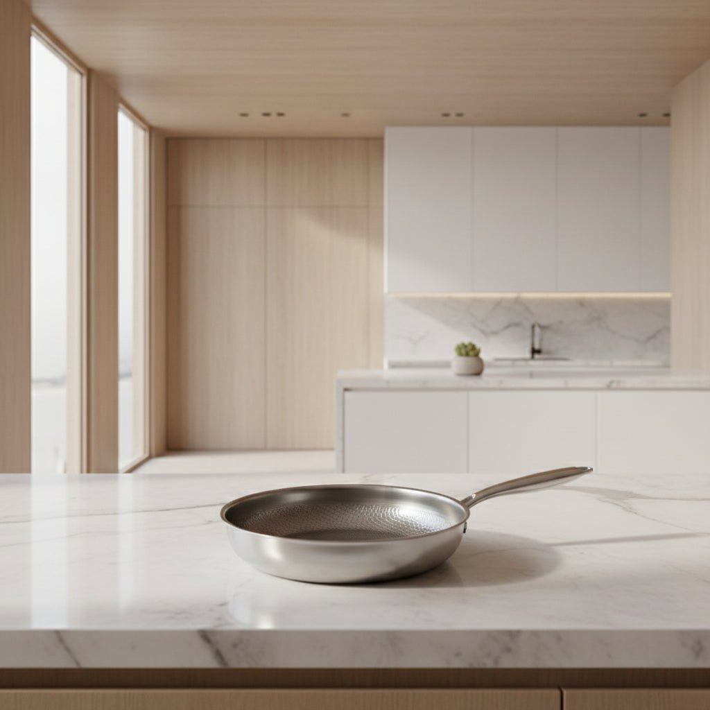 FORGEON – Titanium hammered non-stick frying pan for induction cooktops and everyday cooking