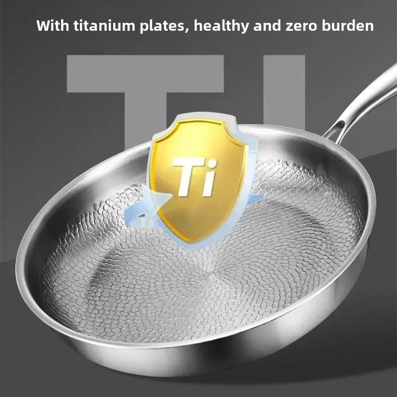FORGEON – Titanium hammered non-stick frying pan for induction cooktops and everyday cooking