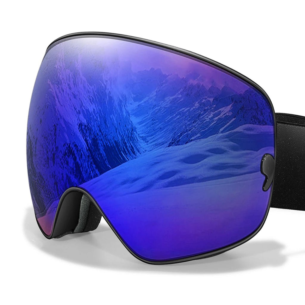 FROSTBLICK – Premium ski goggles with anti-fog coating, UV400 protection & night vision lens