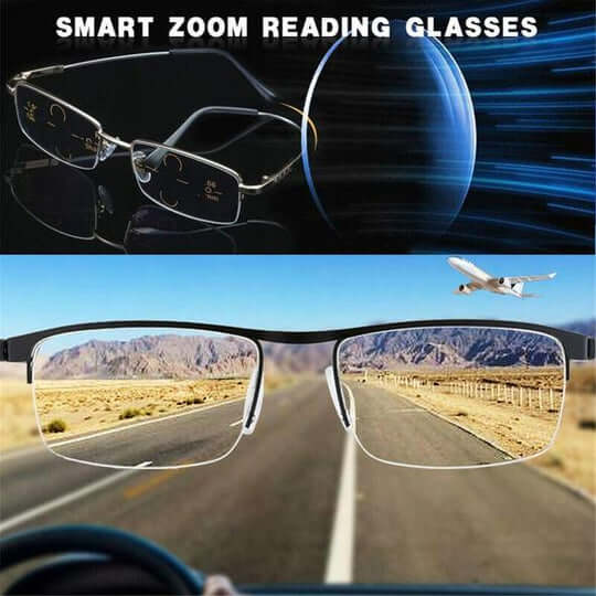 German Smart Progressive Glasses For Clear Reading And Driving Vision