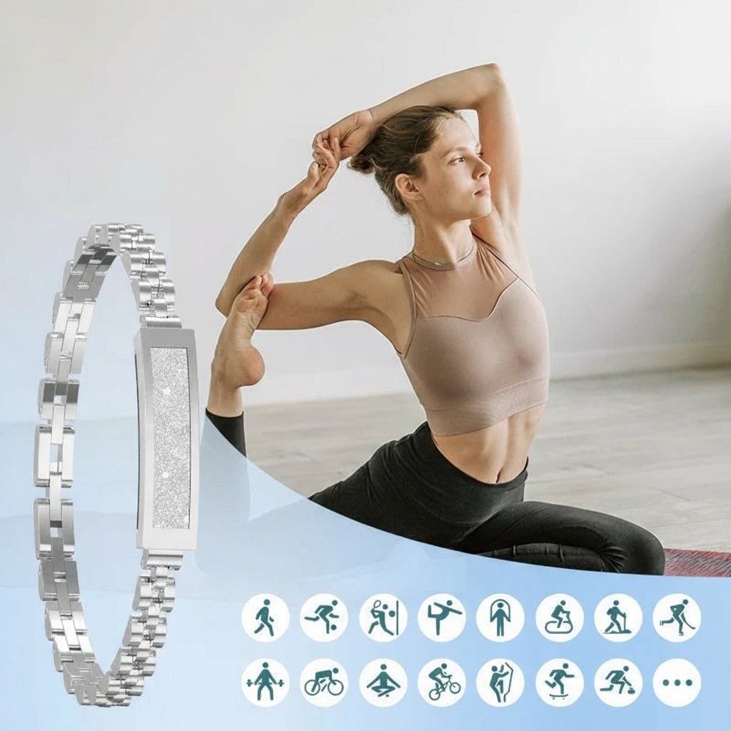 GLAMTRACK – Elegant Smart Bracelet for Women with Multi-Sport Modes