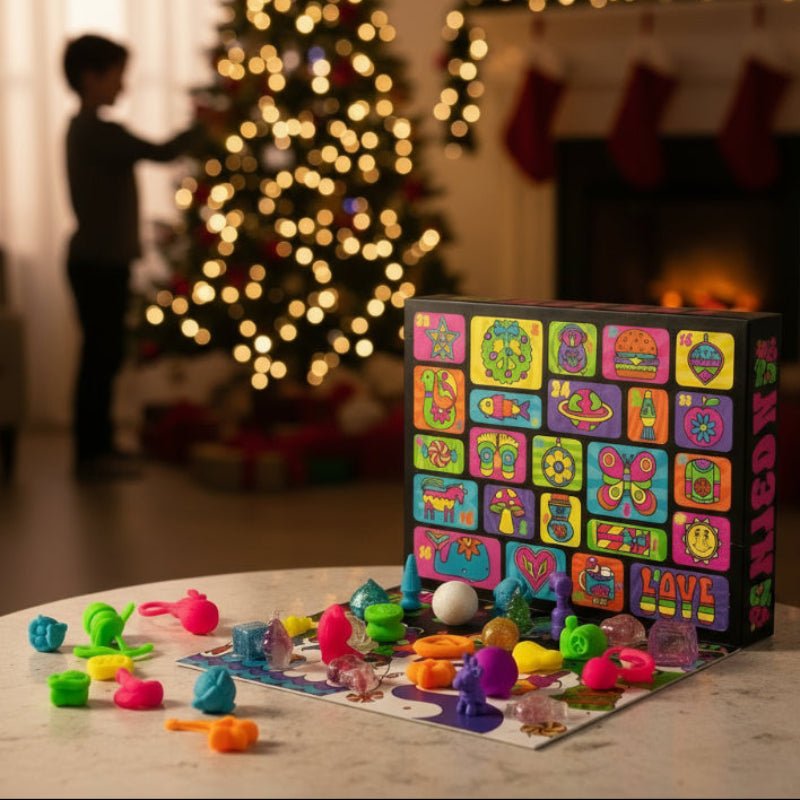 GLOBCOUNT – 2025 Nee-Doh Squishy Advent Calendar with 24 Fidget Surprises