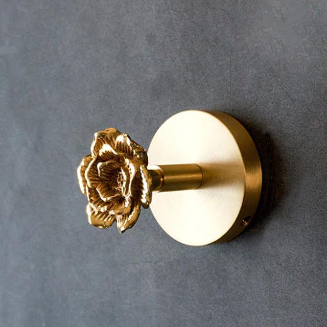 GOLDHORN – Decorative Animal Coat Hook made of Brass with Gold Finish