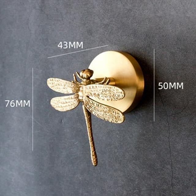 GOLDHORN – Decorative Animal Coat Hook made of Brass with Gold Finish