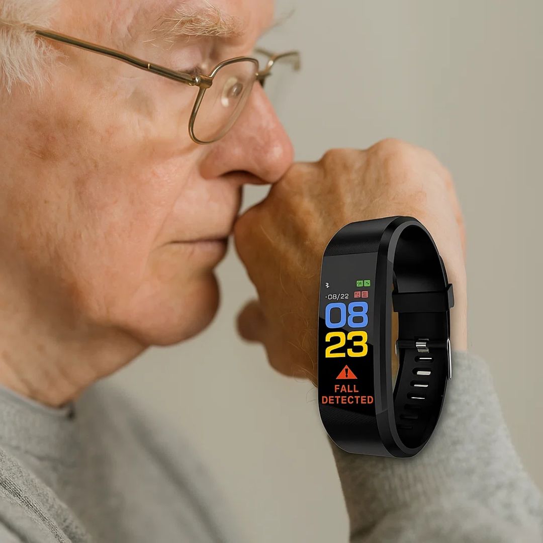 GuardianTime | Smartwatch for Seniors – Fall Detection – Health Monitoring – GPS Tracker – Elderly Safety Charly
