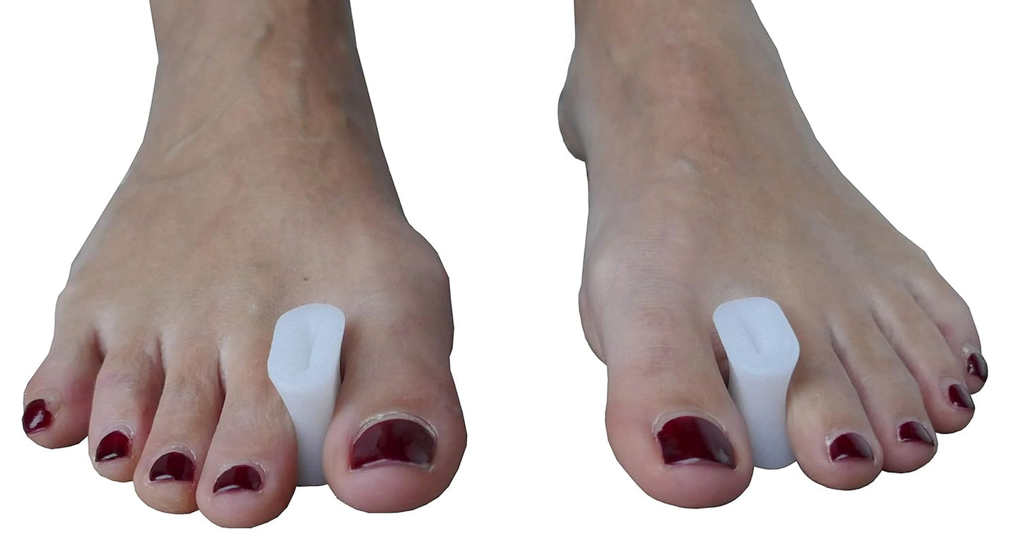 Hallux valgus toe separator in silicone – support and relief (2 pcs)