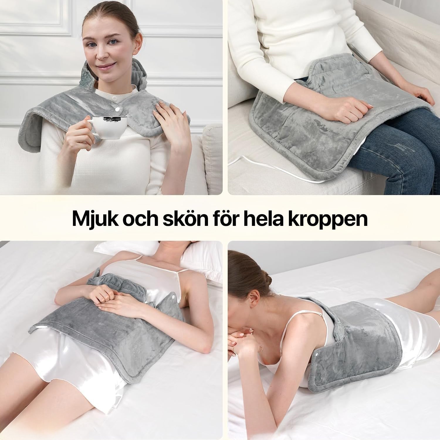 Heating Pad for Neck and Shoulders - Pain Relief with Heat