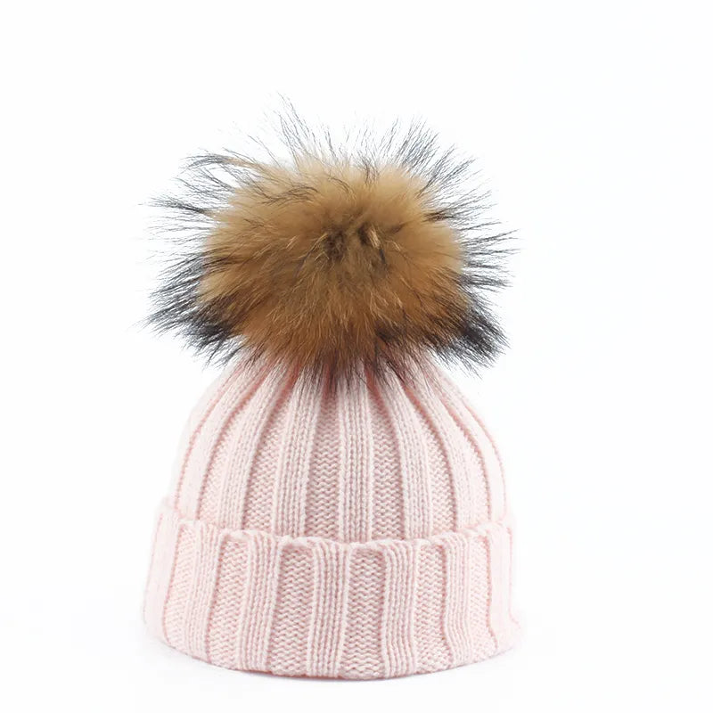 Knitted Winter Pom-Pom Hat - Felina