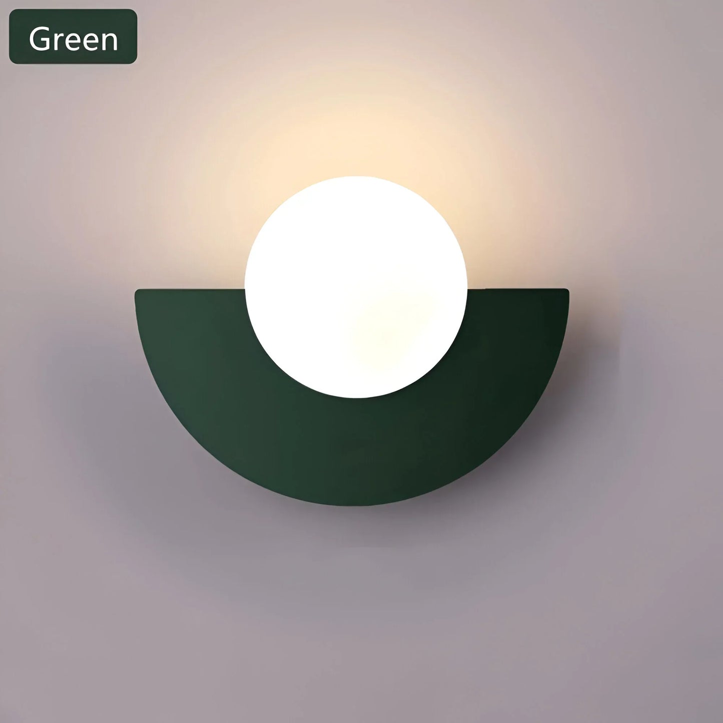 LumiGlow – Modern Semicircle Wall Light